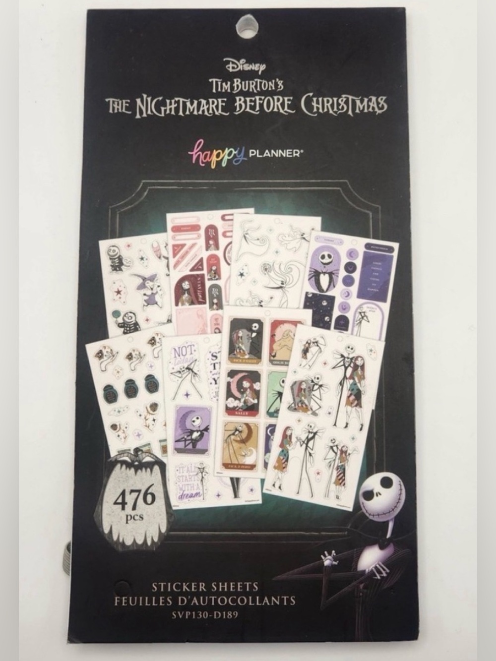 Happy Planner Disney “Nightmare Before Christmas” Sticker Sheets Pack 476pc NEW